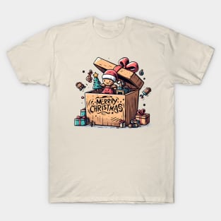 Festive Cartoon Delights: Elevate Your Holidays with Cheerful Animation and Whimsical Characters! T-Shirt